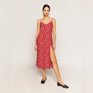 Brand new with tags, spaghetti strap red dress